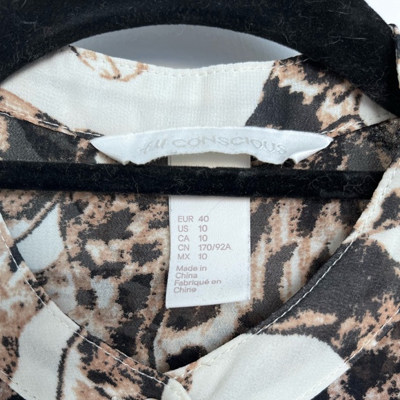 H&M Conscious Collection Sheer Cat Maxi Duster / Shirtdress - Picture 4 of 10